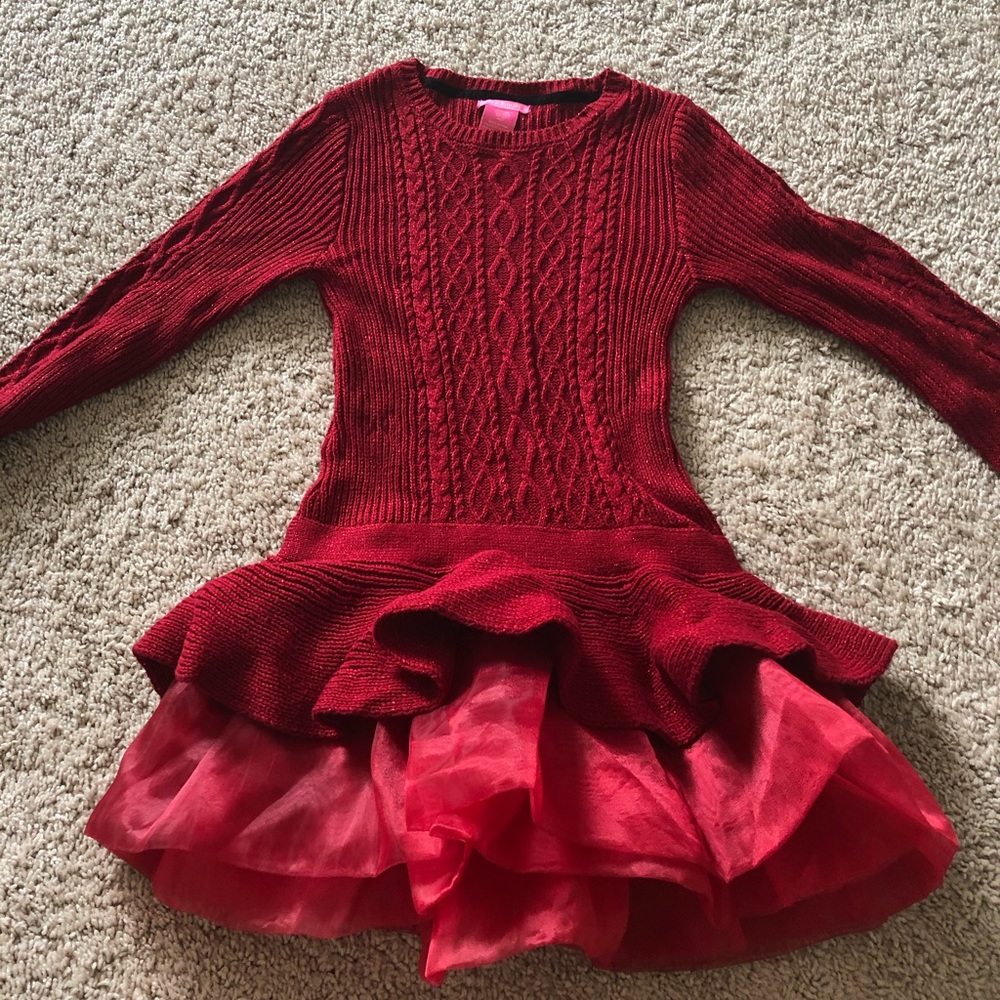 Girls Isaac Mizrahi sweater dress size 6x